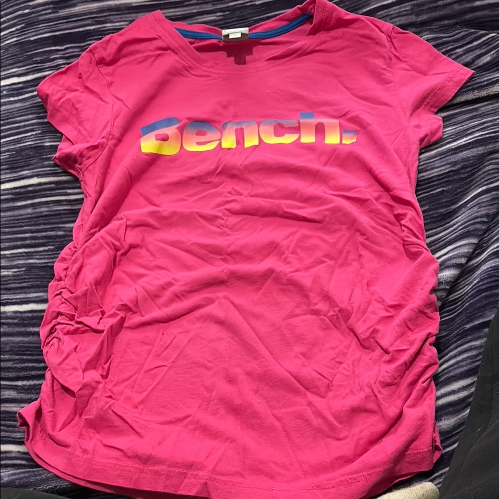Bench Fuchsia Tee with Bold Logo